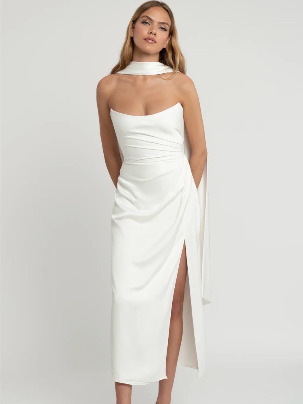 Jenny Yoo Perla Dress -Ivory Size 4